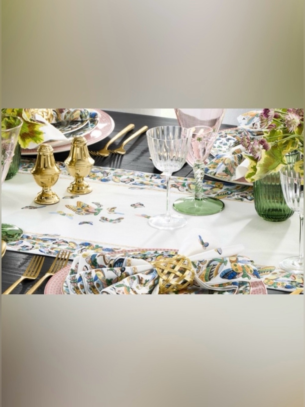 Williams Sonoma Papillon Table Runner - Picture 3 of 10
